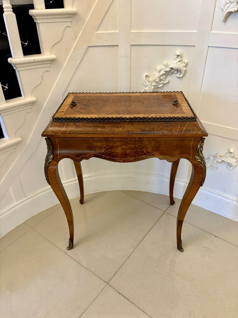 Quality Antique French Walnut Jardinière Table